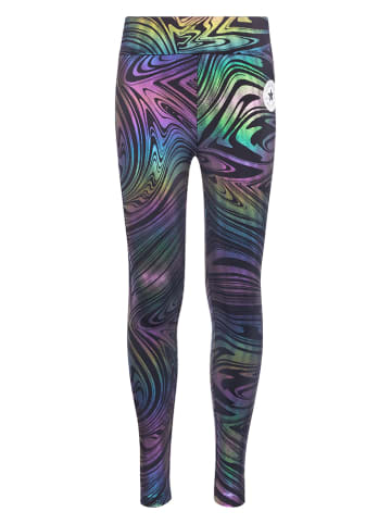 Leggings in Bunt/ Schwarz