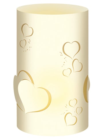 Tischlicht-Transparentpapierbögen in Creme