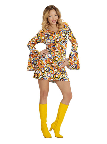 Kostuumjurk "70's" meerkleurig/oranje