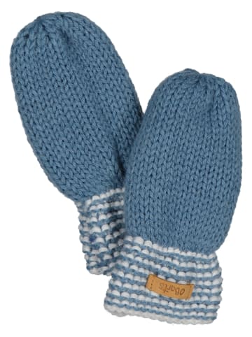 Fäustlinge in Blau