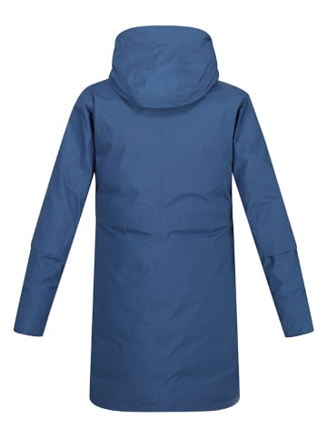 Parka w kolorze niebieskim