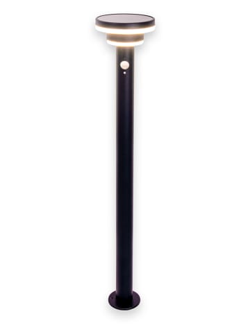 LED-Solarstehleuchte "Nora" in Schwarz - (H)86 x Ø 16 cm