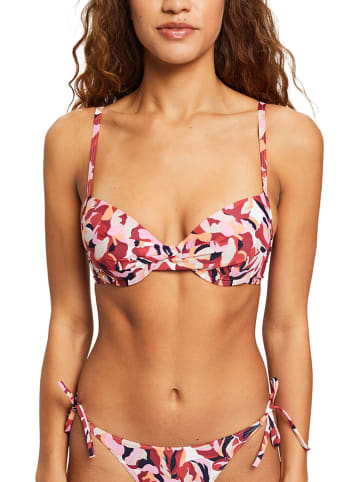 Biustonosz bikini w kolorze czerwono-czarnym