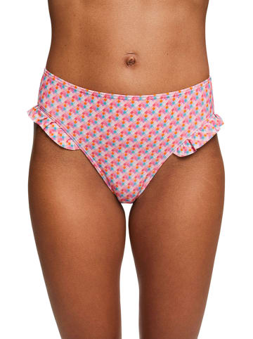 Bikini-Hose in Pink/ Weiß