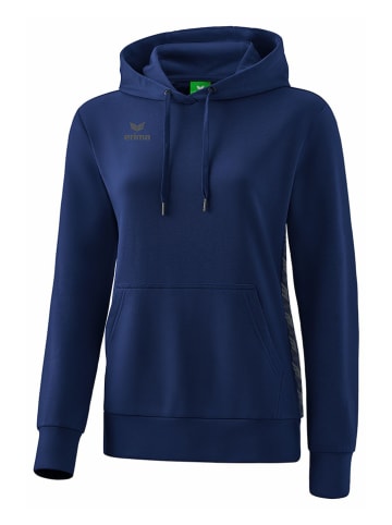 Hoodie "Essential Team" donkerblauw