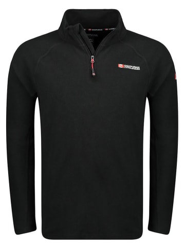 Fleecepullover "Tonneau" in Schwarz