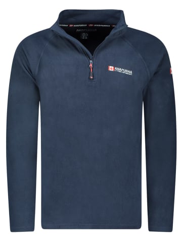 Fleece trui "Tonneauhz" donkerblauw