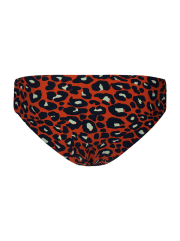 Figi bikini w kolorze czerwono-czarnym