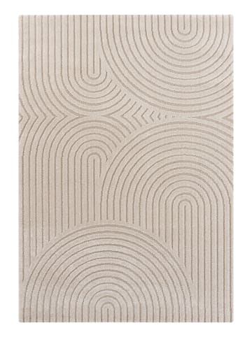 Kurzflor-Teppich "New York" in Creme