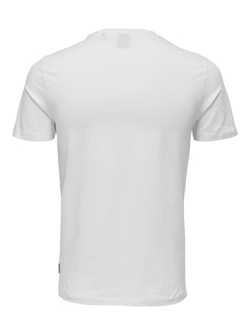 Shirt "Basic" in Weiß