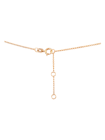 Gouden ketting met diamanten hanger - (L)42 cm