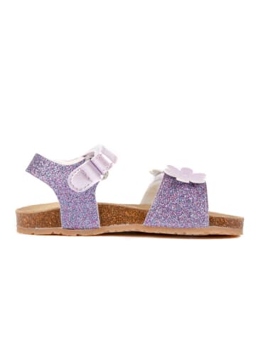 Sandalen in Lila