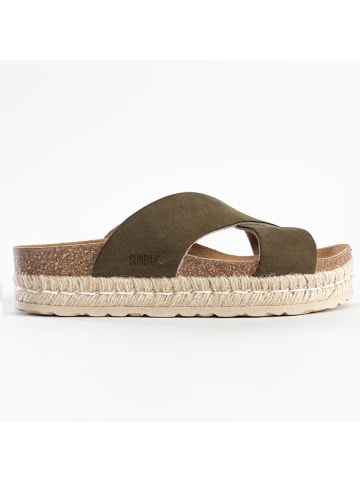 Slippers "Astilbe" kaki