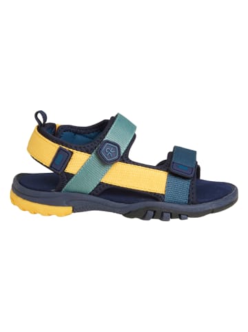 Sandalen in Gelb/ Blau