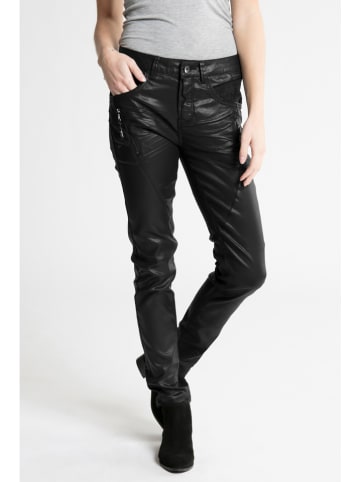 Kunstleren broek "Bibiana" zwart