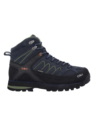 Leder-Trekkingboots "Moon" in Dunkelblau