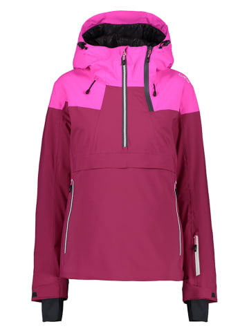 Ski-/ Snowboardjacke in Bordeaux/ Pink