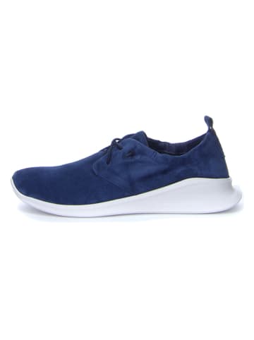 Leder-Sneakers "Waiv" in Dunkelblau