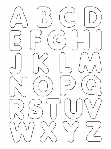 Blanko-Magneten-Set "Buchstaben"