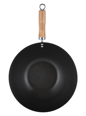 Wok "Typhoon" w kolorze czarnym - Ø 31 cm