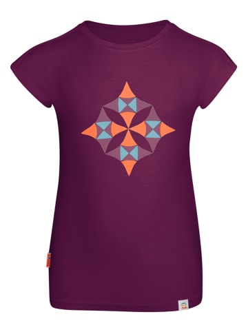 Funktionsshirt "Senja" in Aubergine