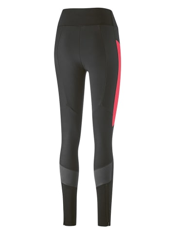 Fahrradhose "Tartu Raw 2" in Schwarz/ Rot