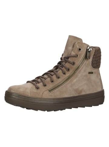 Leder-Sneakers "Mira" in Beige