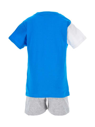 2tlg. Outfit "Cars" in Weiß/ Blau/ Grau