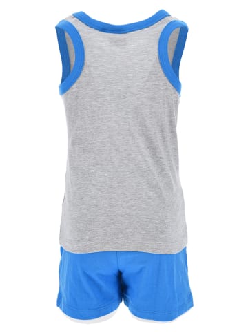 2tlg. Outfit "Spiderman" in Grau/ Blau