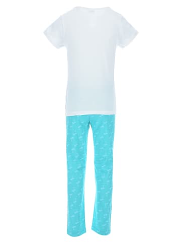 Pyjama "Minnie" in Blau/ Weiß