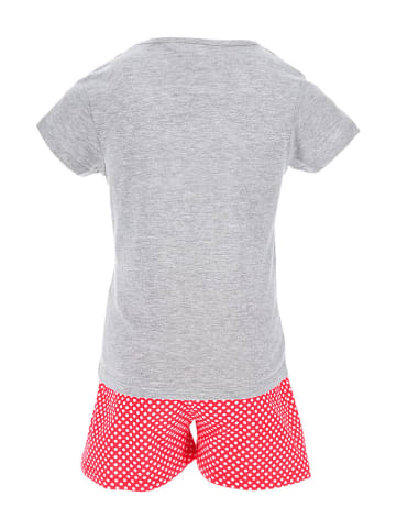 Pyjama "Minnie" in Rot/ Grau
