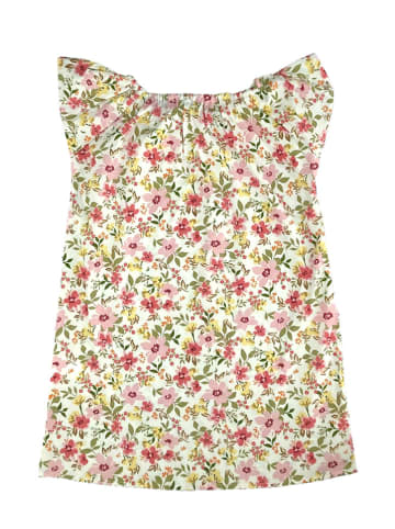 Jurk beige/rood