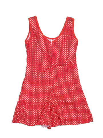 Jumpsuit rood/wit