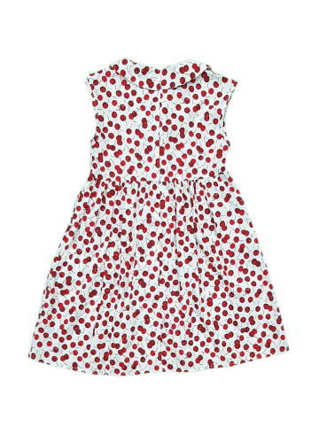 Jurk wit/rood