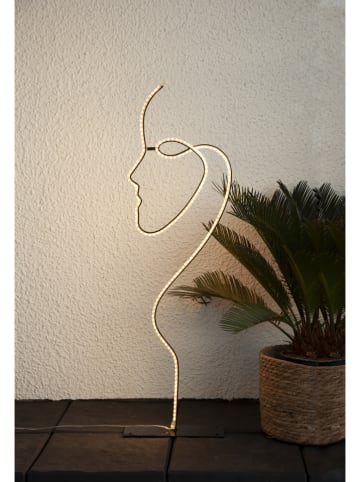 LED-Silhouette "Grafico" in Schwarz - (B)28 x (H)88 cm