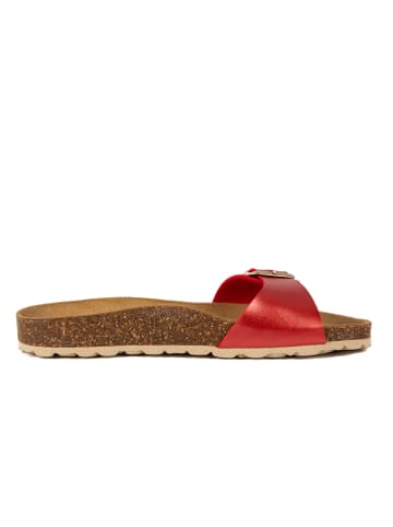 Pantoletten in Rot