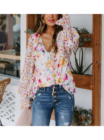 Bluse in Bunt