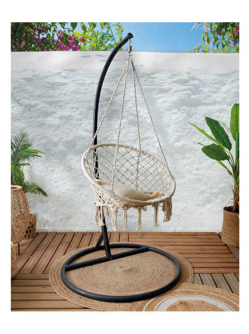 Hängesessel in Creme - (L)120 x (B)80 cm