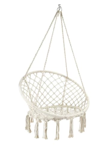 Hängesessel in Creme - (L)120 x (B)80 cm