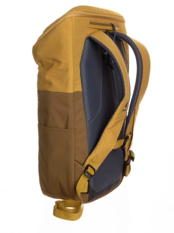 Rucksack "UP Stockholm" in Senf/ Braun - (B)27 x (H)50 x (T)13 cm
