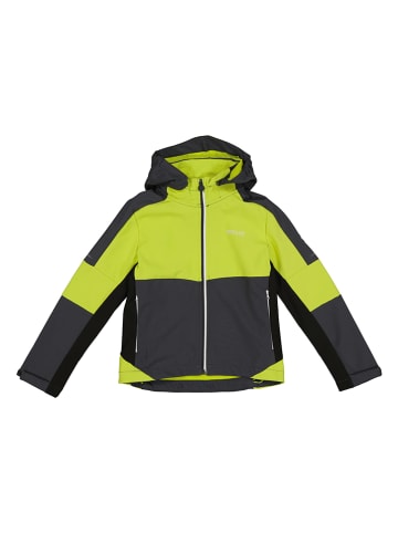 Softshelljacke "Acidity VI" in Anthrazit/ Neongrün