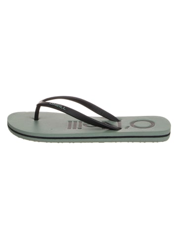 Teenslippers mintgroen/zwart