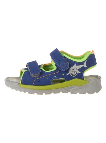 Sandalen in Blau/ Grün