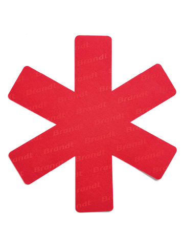 3er-Set: Pfannenschoner in Rot - Ø 35 cm