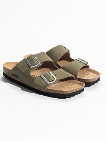Klapki "Atlas" w kolorze khaki