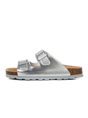 Slippers zilverkleurig