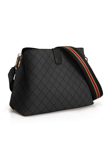Schultertasche in Schwarz - (B)33 x (H)20 x (T)12 cm