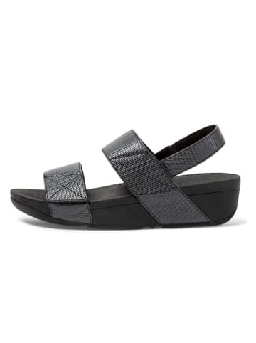 Keilsandaletten in Schwarz