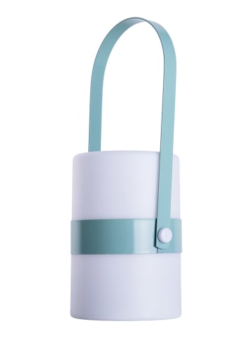 LED-Dekoleuchte "Neo" in Türkis/ Weiß - (B)11 x (H)28 x (T)10 cm