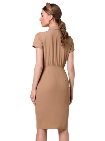 Kleid in Beige